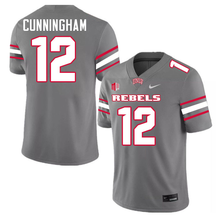 UNLV Rebels #12 Randall Cunningham College Football Jerseys,Uniforms-Grey UNLV Rebels #12 Randall Cunningham College Football Jerseys,Uniforms-Grey